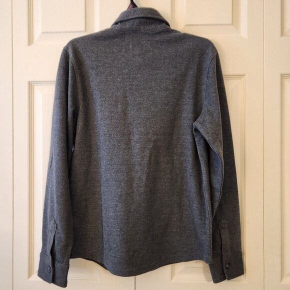 Goodfellow & Co Men's Knit Shirt Jacket Charcoal Gray S NWT - Picture 8 of 10
